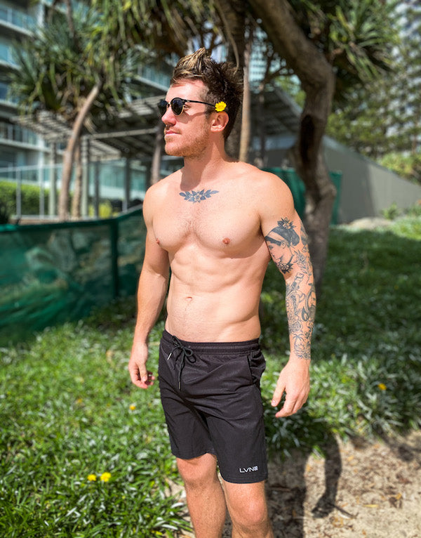 BLACK ONYX WALKSHORTS / BOARDIES (32s ONLY) RESTOCK SOON
