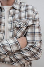 LVN EARTH FLANNEL SHIRT - UNISEX (S, M, L ONLY)