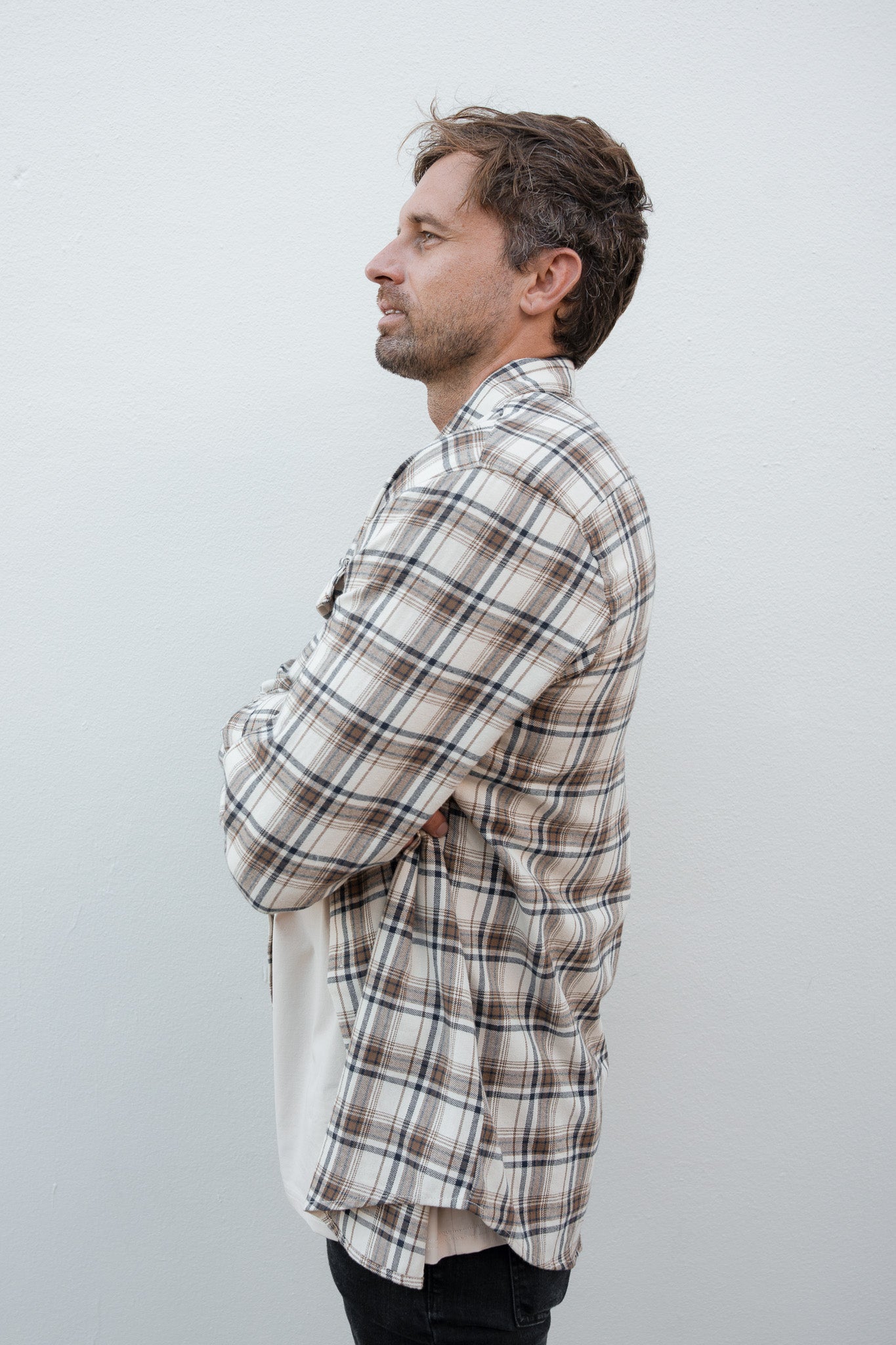 LVN EARTH FLANNEL SHIRT - UNISEX (S, M, L ONLY)