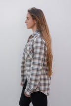 LVN EARTH FLANNEL SHIRT - UNISEX (S, M, L ONLY)