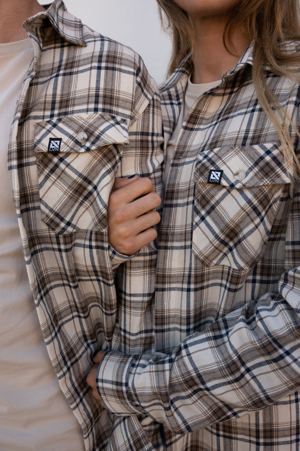 LVN EARTH FLANNEL SHIRT - UNISEX (S, M, L ONLY)