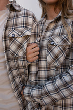 LVN EARTH FLANNEL SHIRT - UNISEX (S, M, L ONLY)