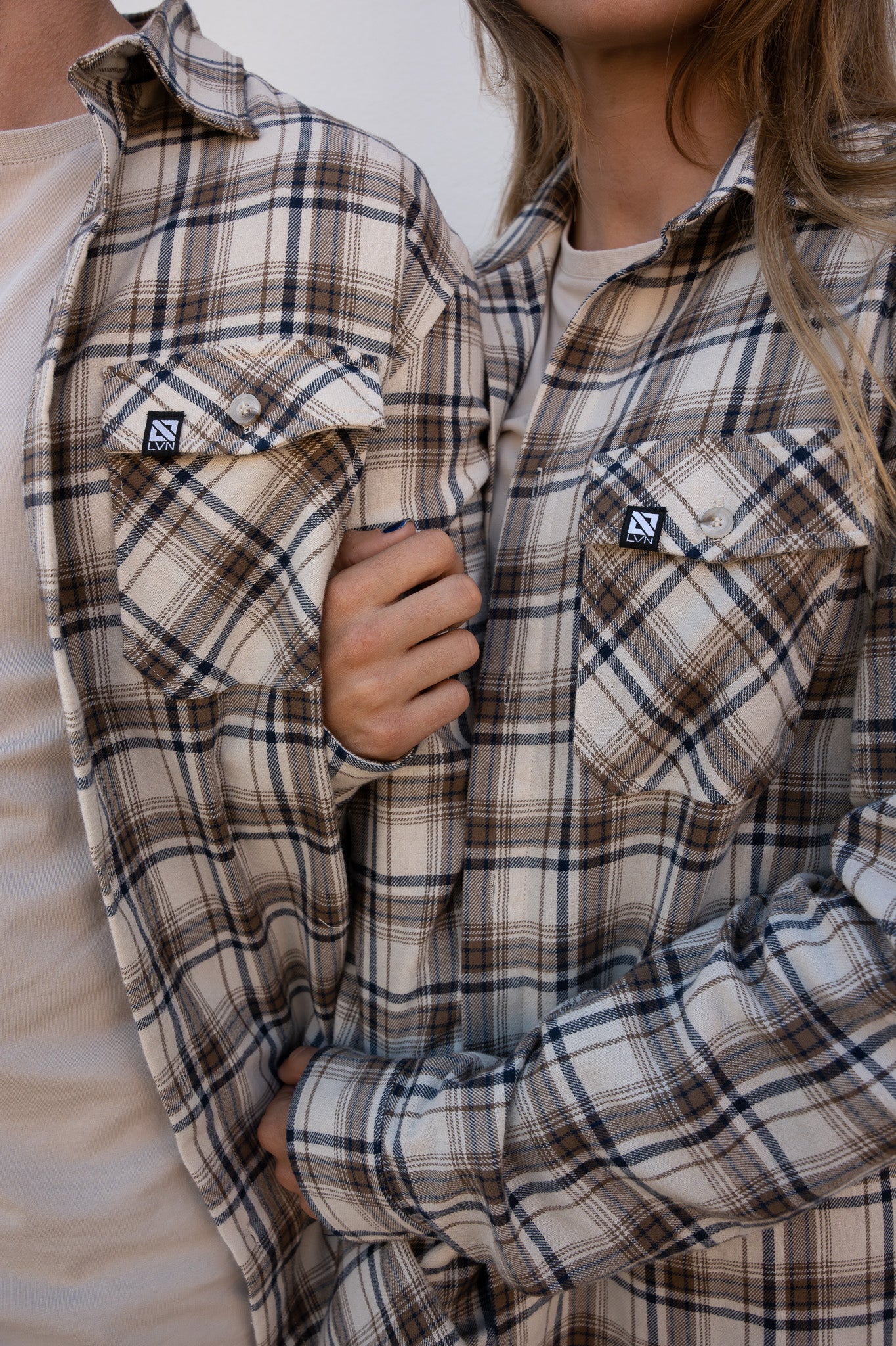 LVN EARTH FLANNEL SHIRT - UNISEX (S, M, L ONLY)