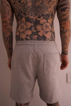 SIMPLY LVN TRACK SHORTS - GREY MARLE