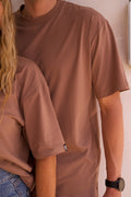 SIMPLY LVN OVERSIZED T BROWN - UNISEX