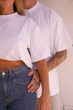 SIMPLY LVN OVERSIZED T WHITE - UNISEX