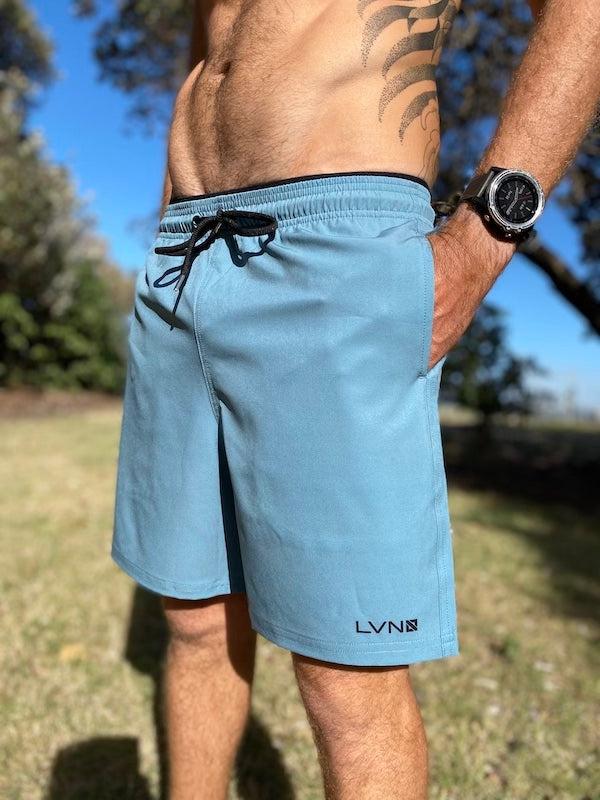 TEAL WALKSHORTS / BOARDIES - RECYCLED POLYESTER (32, 36 & 38 ONLY)