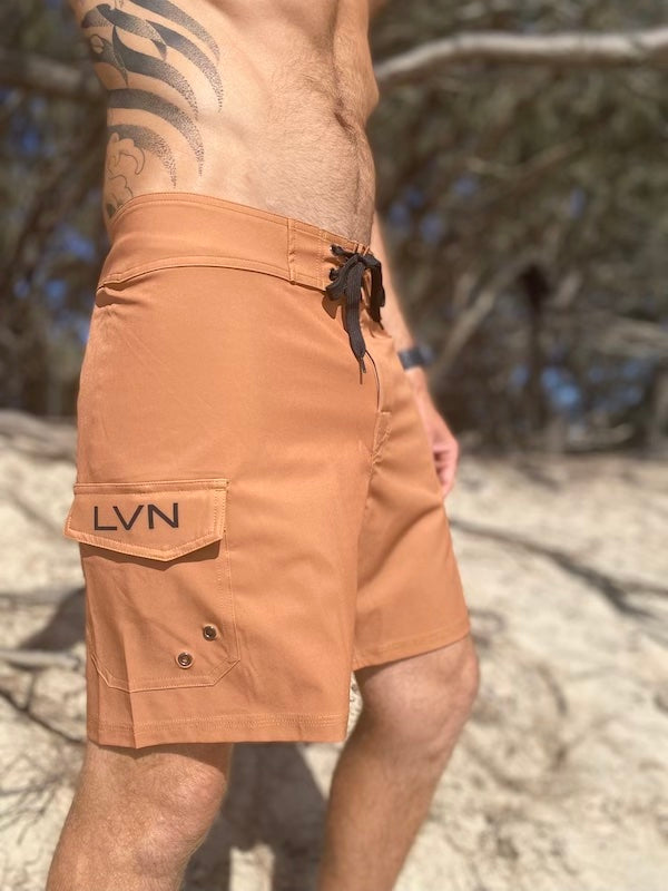 SCORCHED EARTH FIXED WAIST BOARDIES - RECYCLED POLYESTER