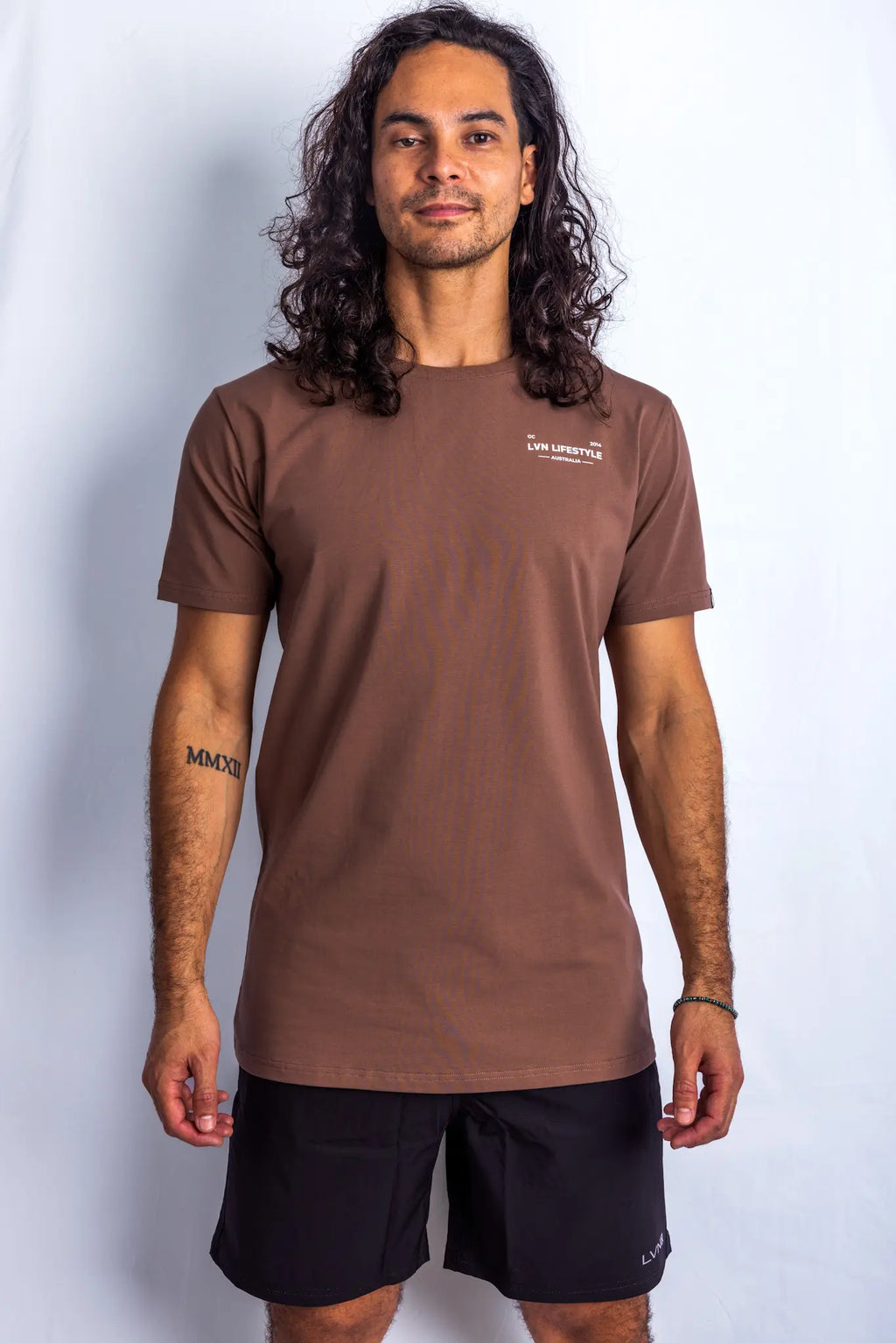 BROWN TOWN TEE - M ONLY