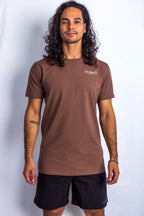 BROWN TOWN TEE - M ONLY