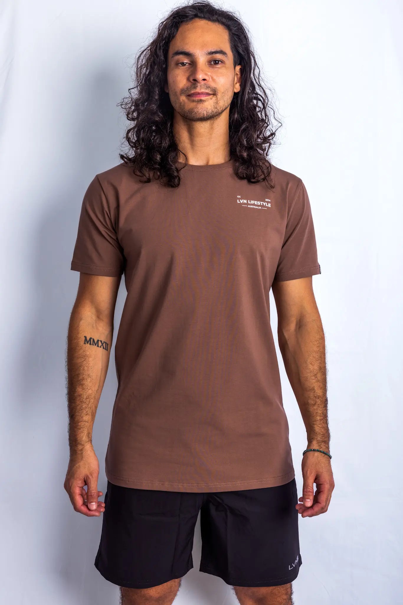 BROWN TOWN TEE - M ONLY