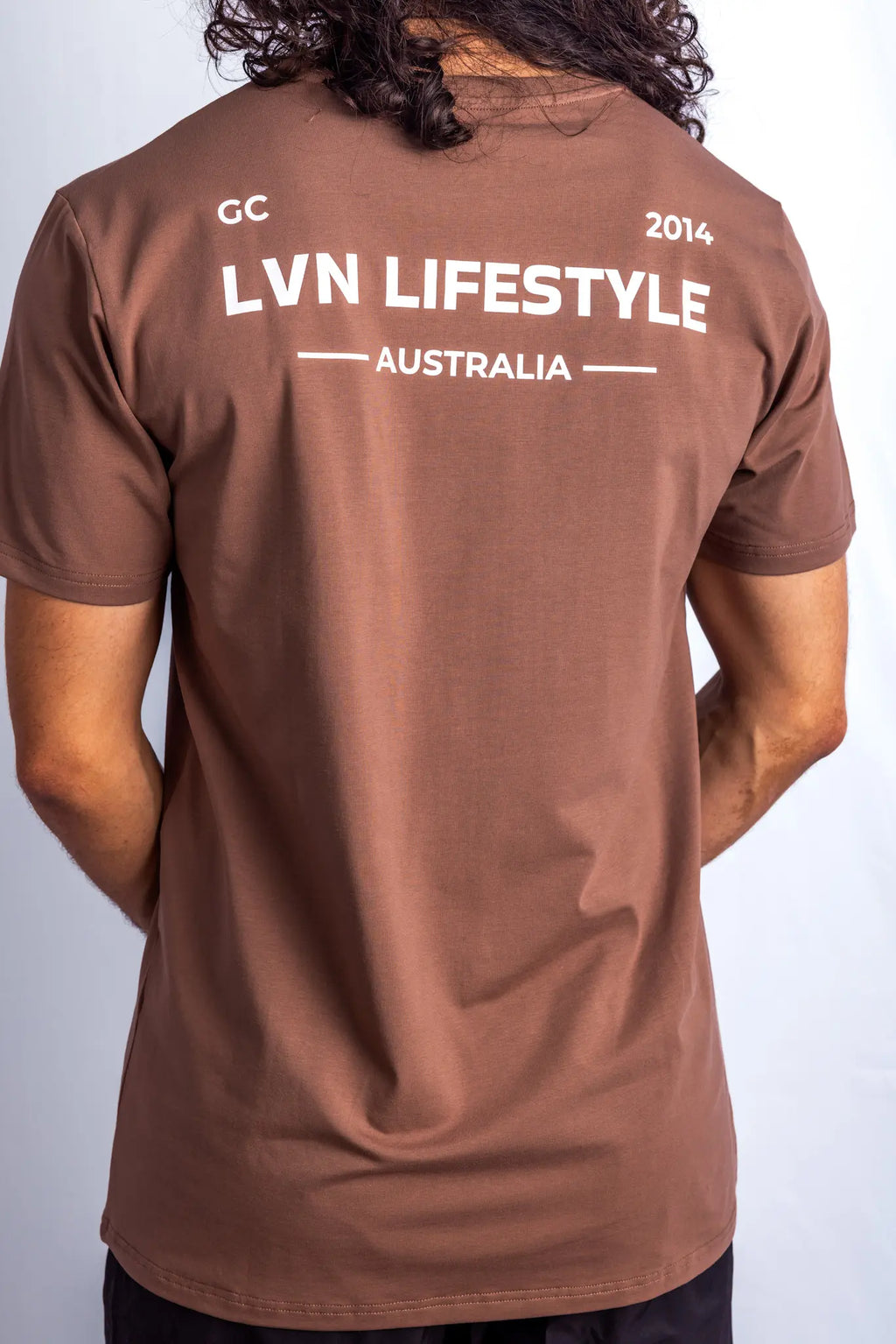 BROWN TOWN TEE - M ONLY