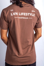 BROWN TOWN TEE - M ONLY