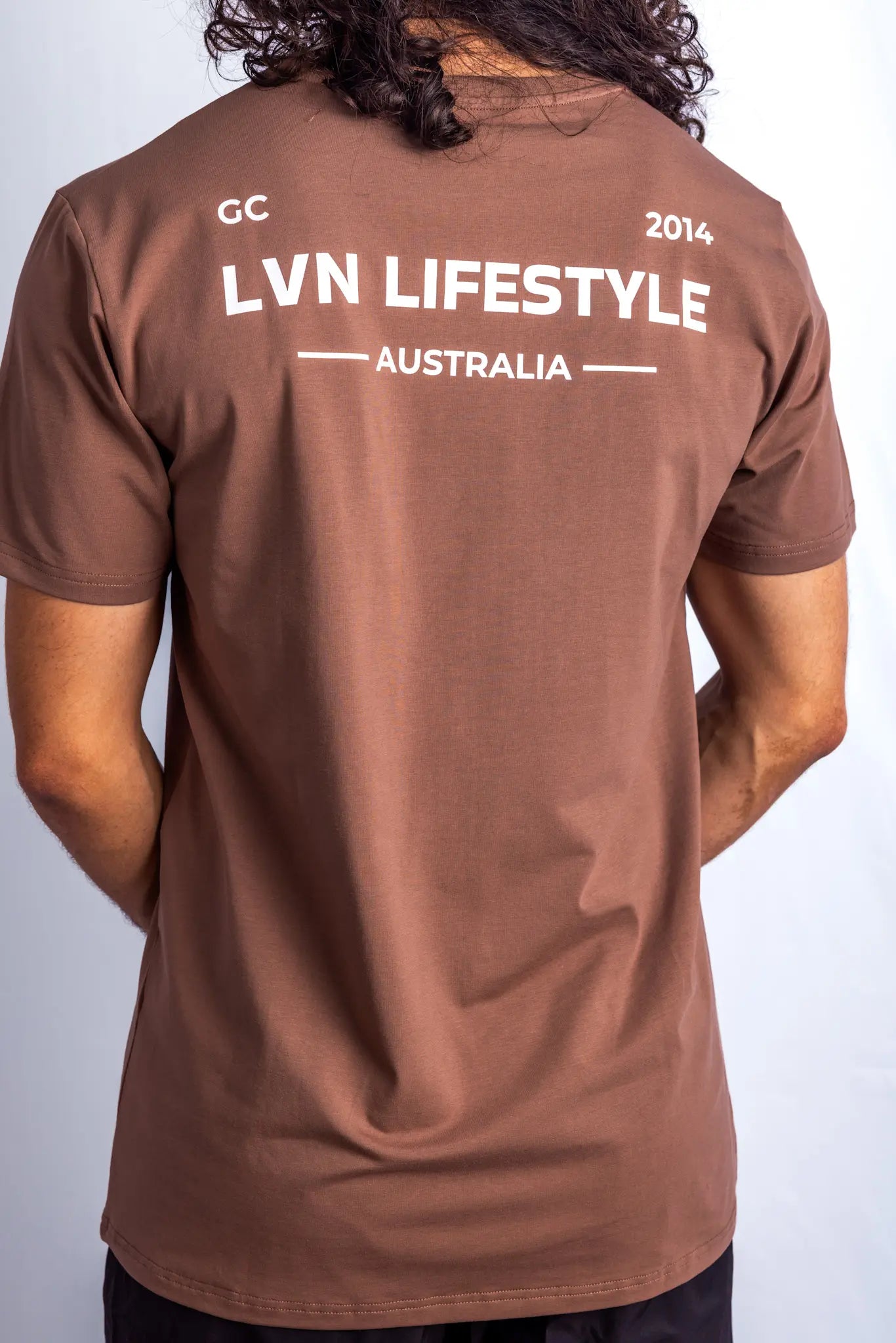 BROWN TOWN TEE - M ONLY