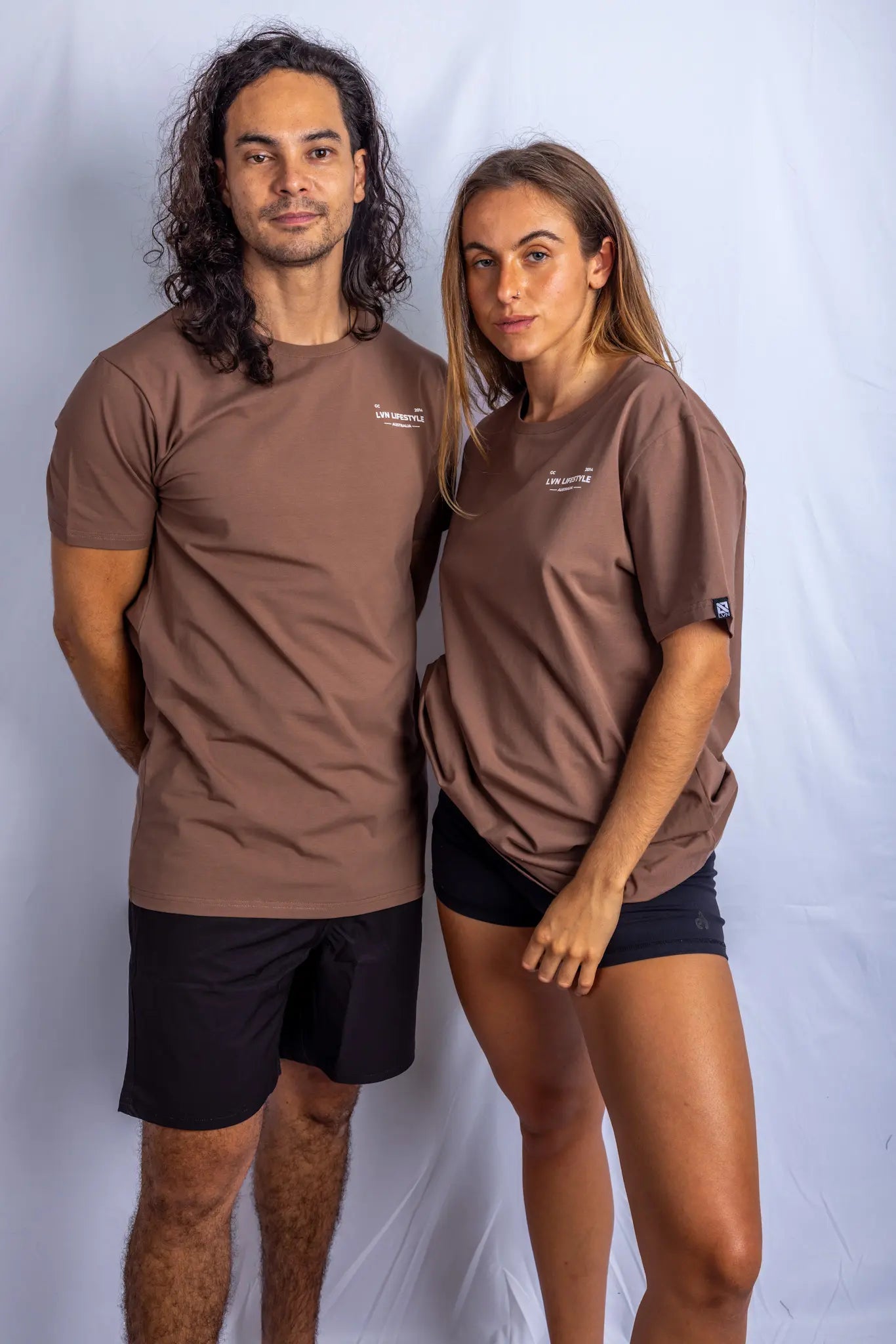 BROWN TOWN TEE - M ONLY