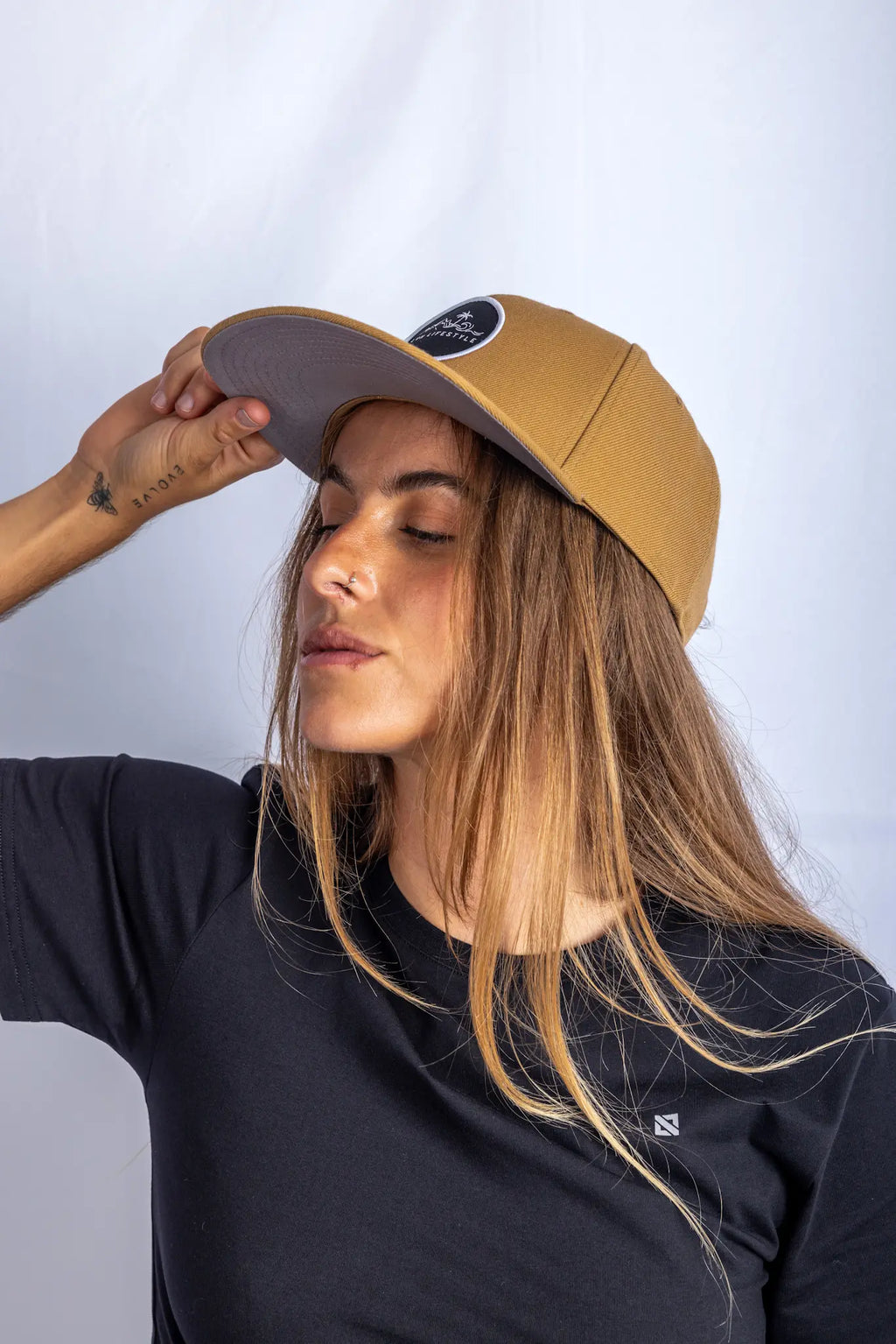 LVN CAMEL SNAP BACK HAT