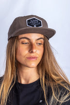 5 PANEL BROWN HAT