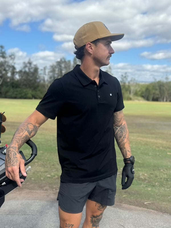 SIMPLY LVN POLO - BLACK