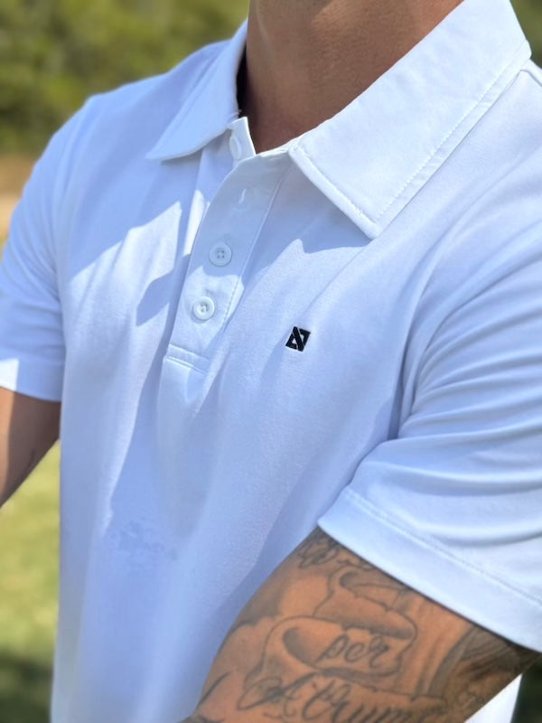 SIMPLY LVN POLO - WHITE
