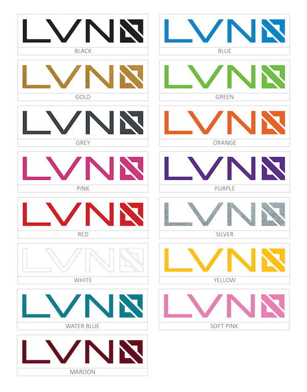 SMALL LONG LVN VINYL STICKERS