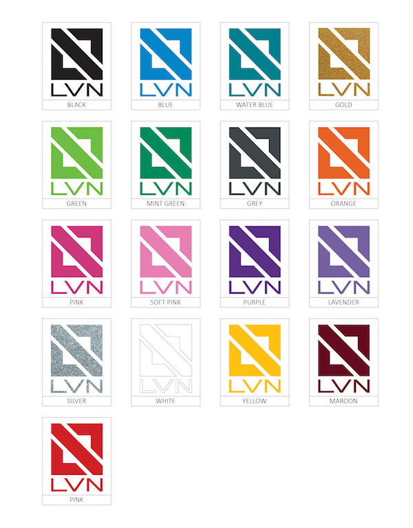 SMALL SQUARE LVN VINYL STICKERS