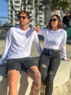 LVN LIFESTYLE WHITE LONG SLEEVE - UNISEX