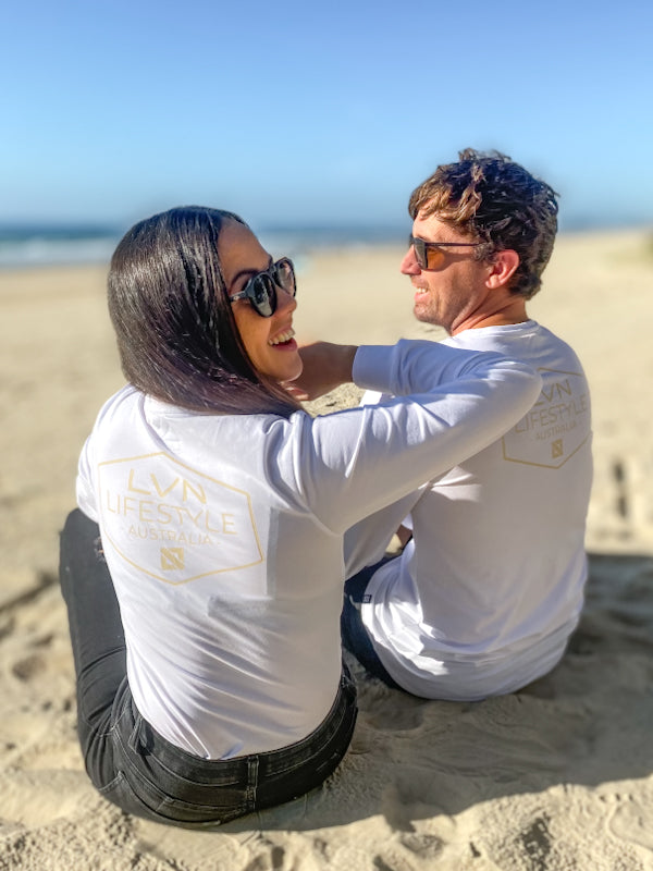LVN LIFESTYLE WHITE LONG SLEEVE - UNISEX