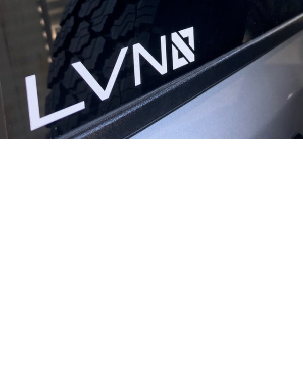 LARGE LONG LVN VINYL STICKERS