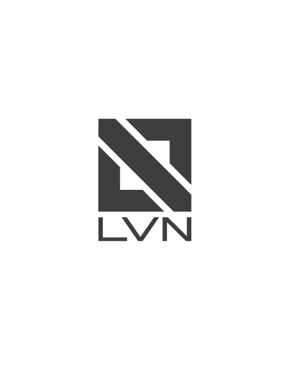 LARGE LVN STICKERS (BLACK,WHITE,SILVER)