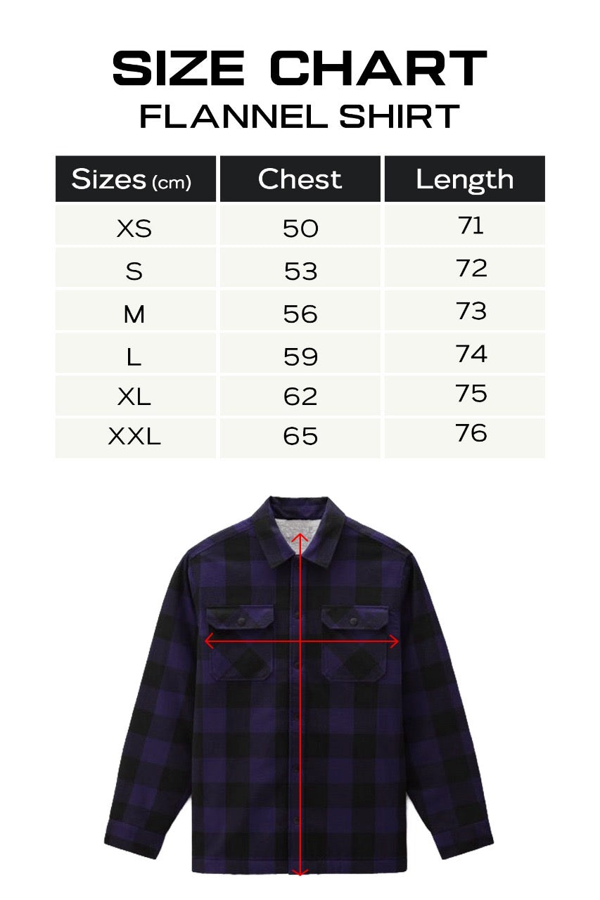 LVN EARTH FLANNEL SHIRT - UNISEX (S, M, L ONLY)