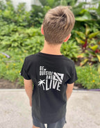 GET OUTSIDE AND LIVE BLACK PALM TEE